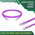 ethernet patch cable 0.15m cat6 utp 23awg PVC